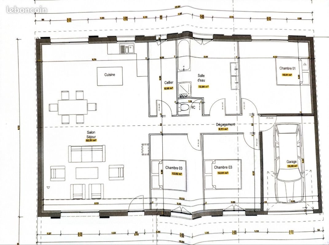 Maison à vendre, 128m², Argentat