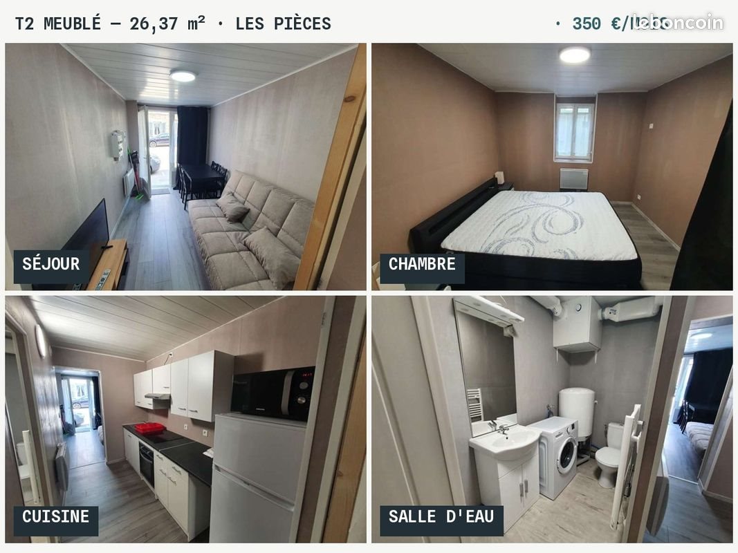 Appartement à louer, 27m², Salins-les-Bains