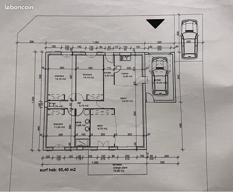 Maison à vendre, 93m², Floure