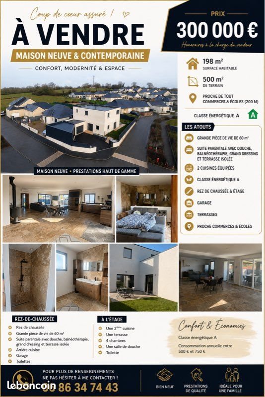 Maison à vendre, 200m², Château-Gontier