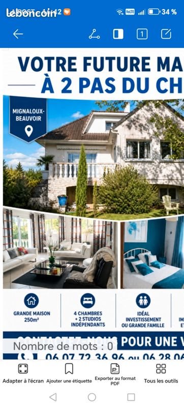 Maison à vendre, 250m², Poitiers