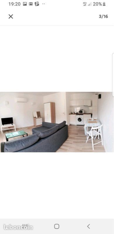 Appartement à louer, 25m², Marseille 9ème