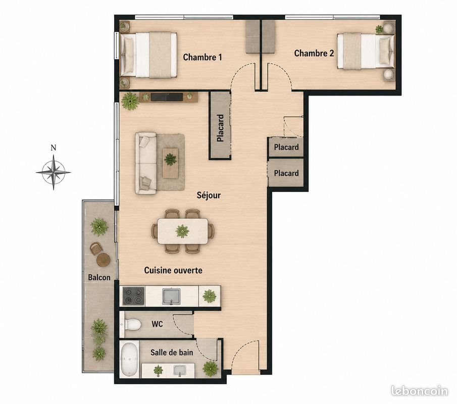 Appartement à louer, 63m², Dijon