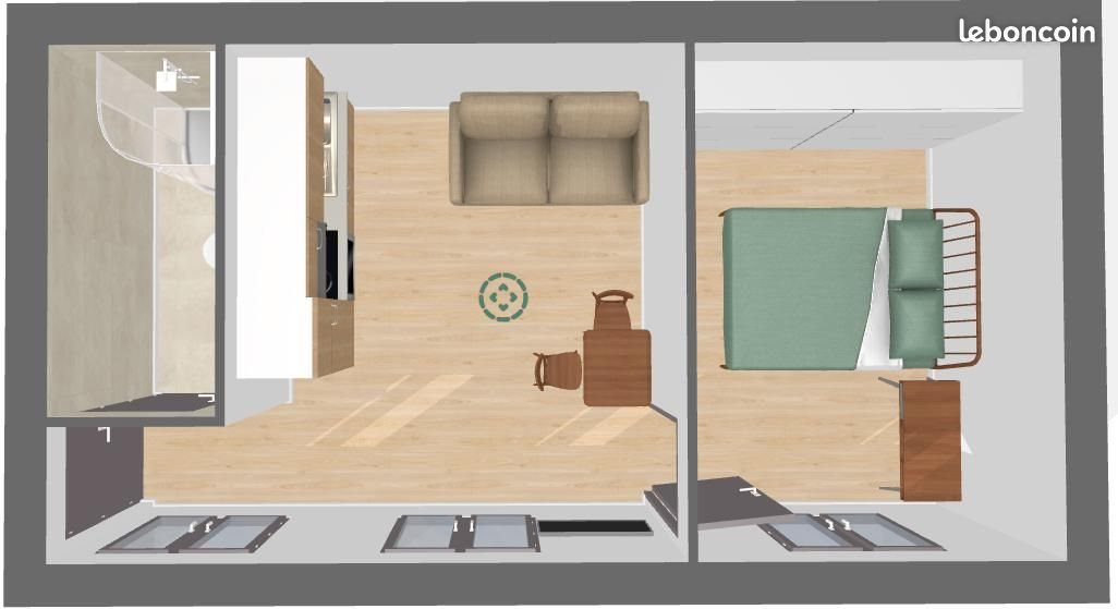 Appartement à louer, 28m², Clichy