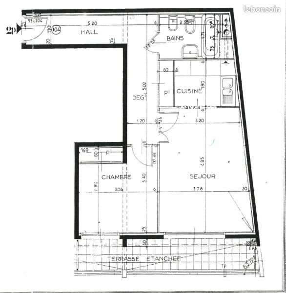 Appartement à vendre, 46m², Menton