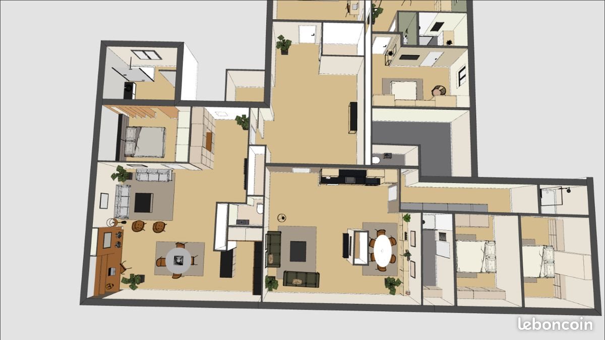Appartement à vendre, 184m², Moulins