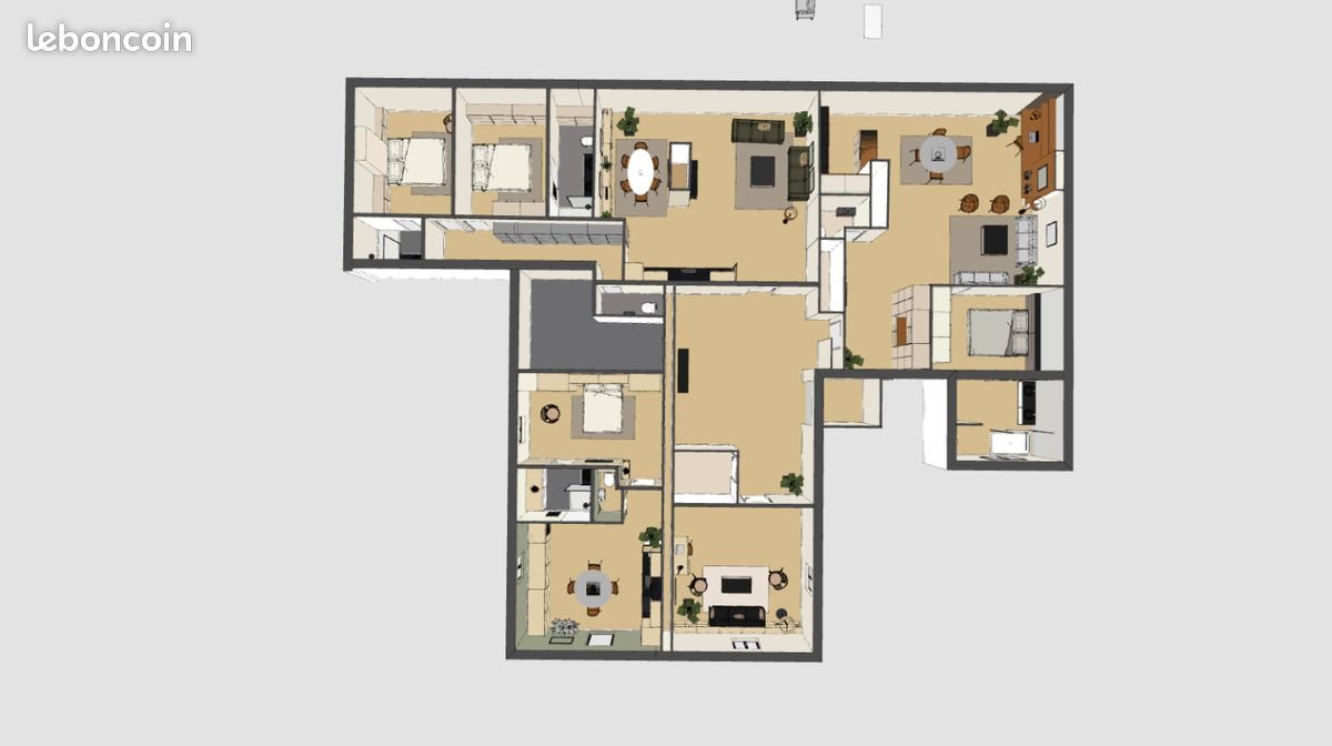 Appartement à vendre, 184m², Moulins