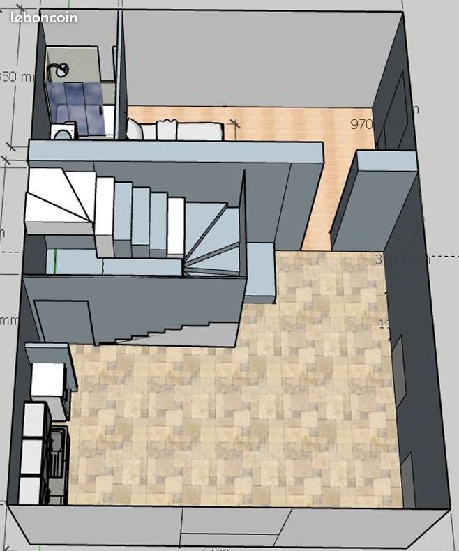 Appartement à vendre, 46m², Trévoux