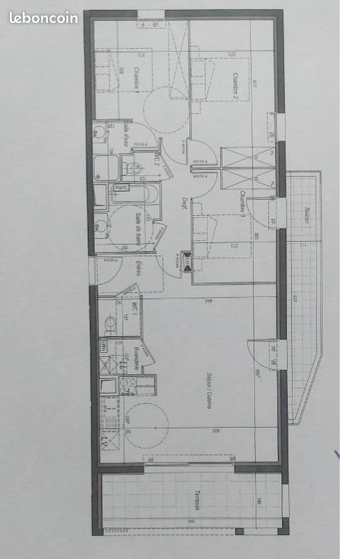 Appartement à vendre, 83m², Mérignac