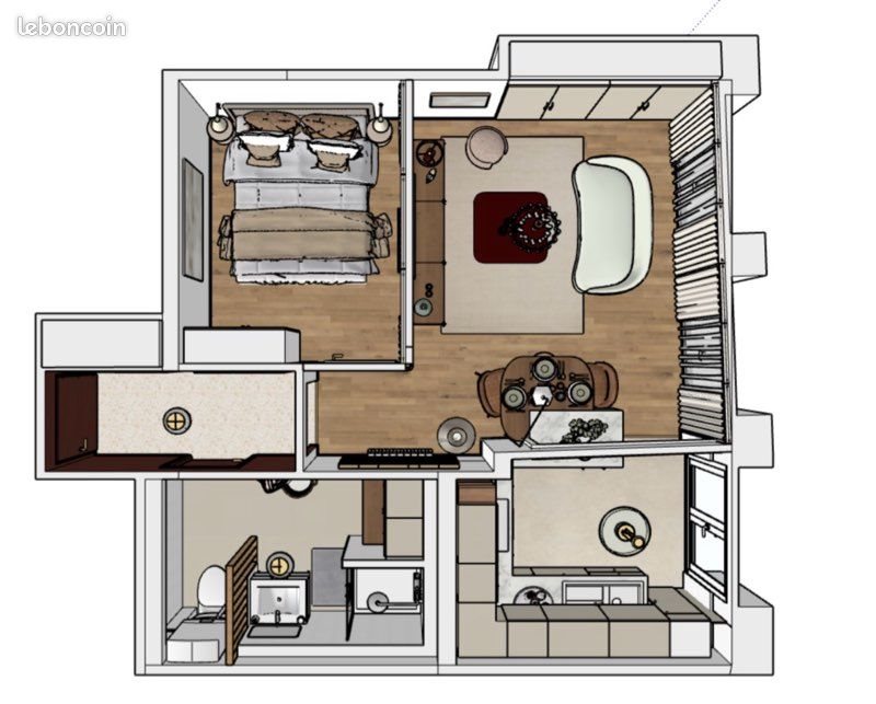 Appartement à louer, 34m², Vernon