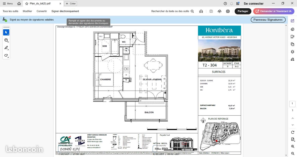 Appartement à vendre, 41m², Dax
