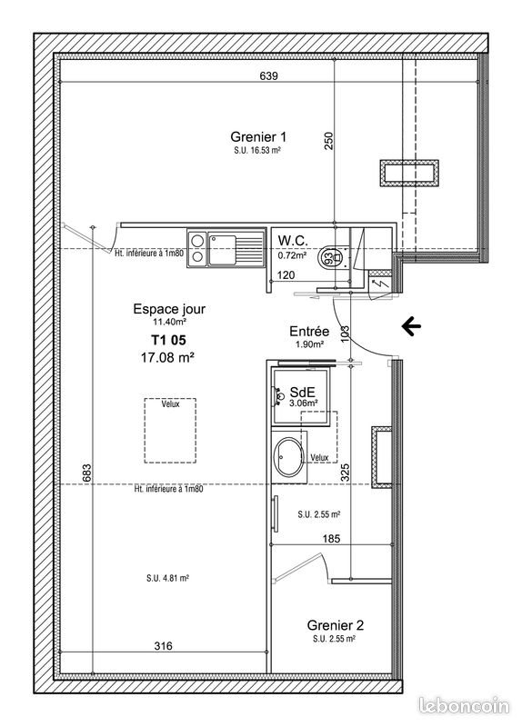 Appartement à louer, 12m², Bourg-en-Bresse