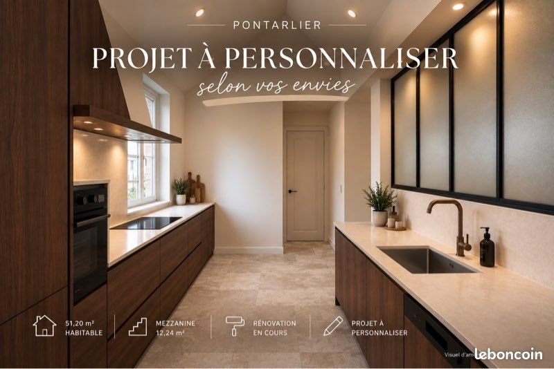 Appartement à vendre, 51m², Pontarlier