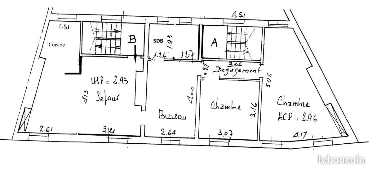 Appartement à louer, 72m², Dieppe