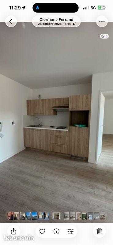 Appartement à louer, 40m², Clermont-Ferrand