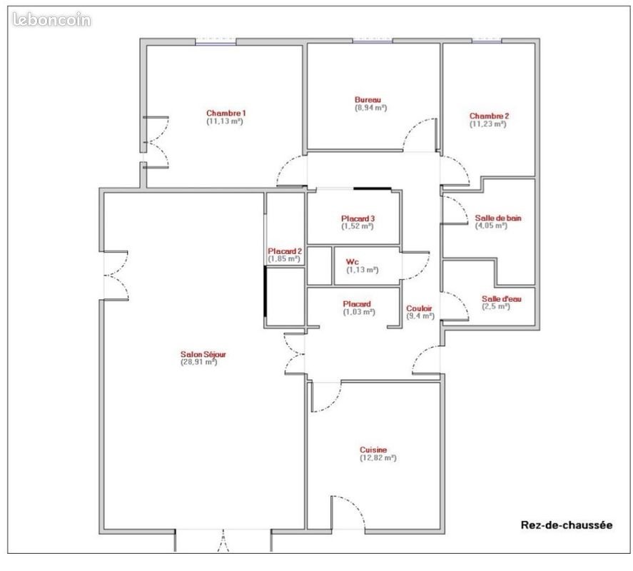 Appartement à vendre, 95m², Joué-lès-Tours