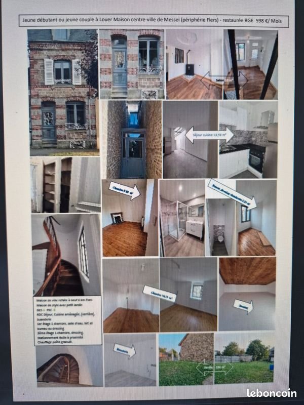 Maison à louer, 82m², Messei