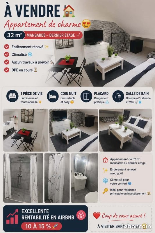 Appartement à vendre, 33m², Le Muy
