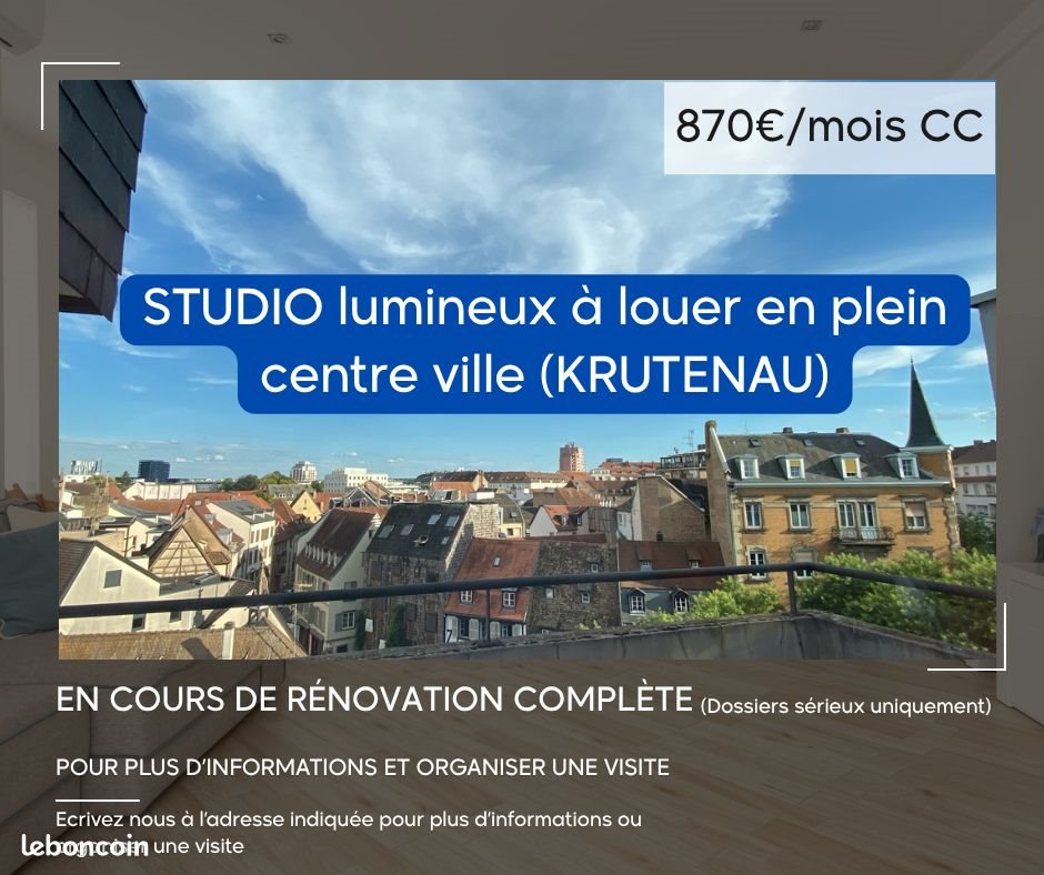 Appartement à louer, 23m², Strasbourg