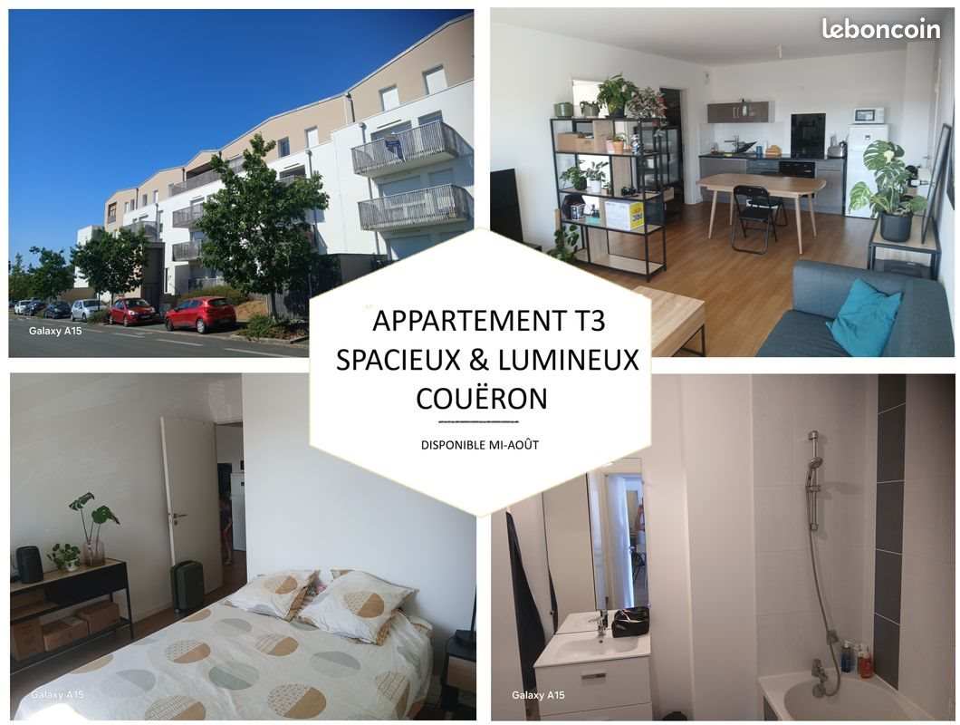 Appartement à louer, 63m², Couëron