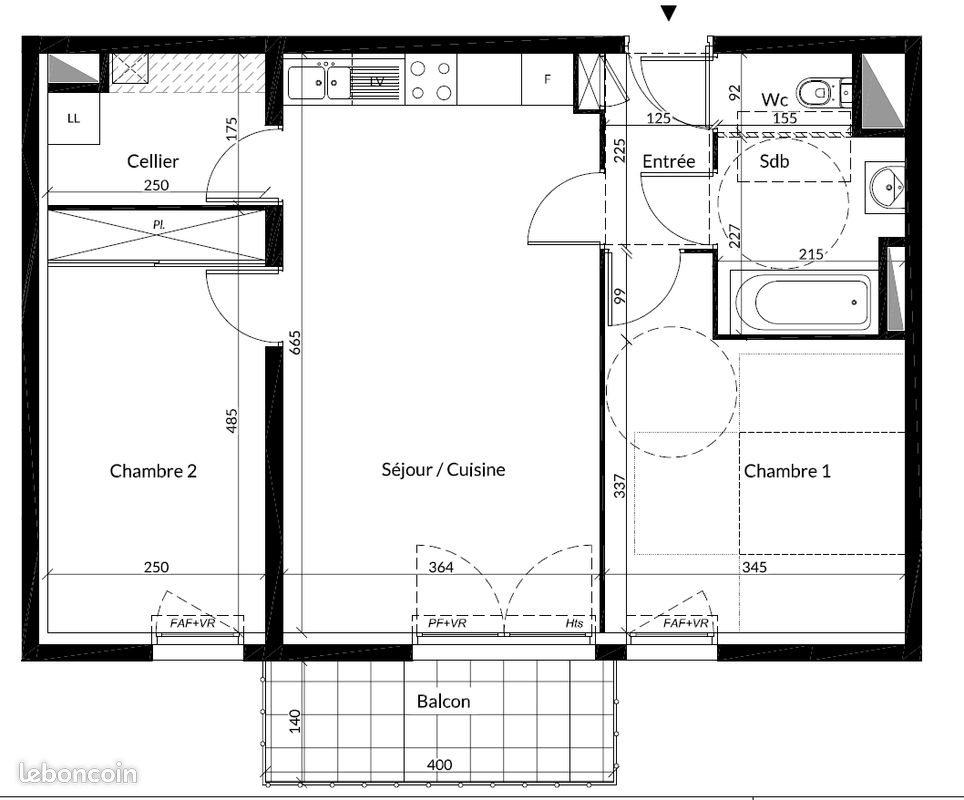 Appartement à louer, 63m², Couëron