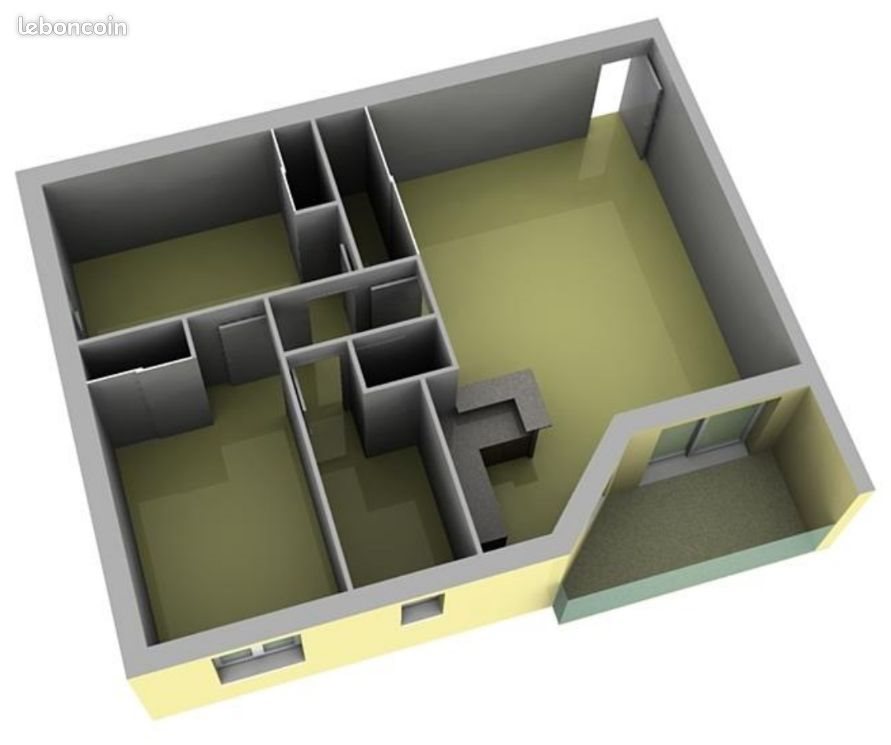 Appartement à louer, 65m², Avrillé
