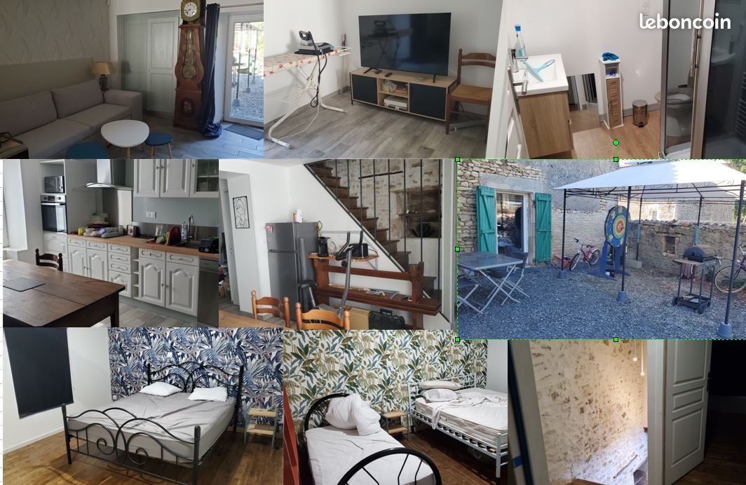 Maison à louer, 70m², Usson-du-Poitou