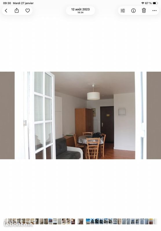 Appartement à louer, 24m², La Roche-Posay