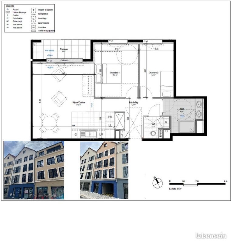 Appartement à louer, 64m², Chartres