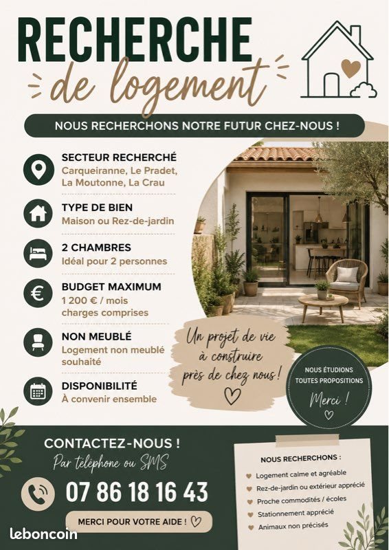 Maison à louer, 60m², Le Pradet