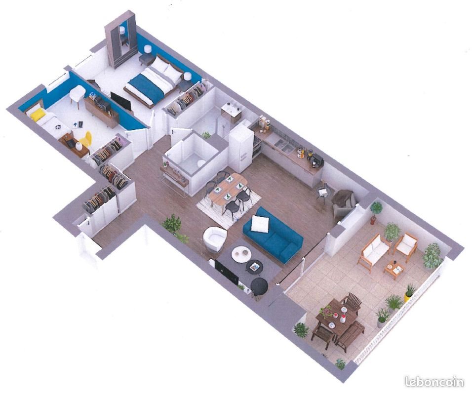 Appartement à louer, 72m², Rumilly
