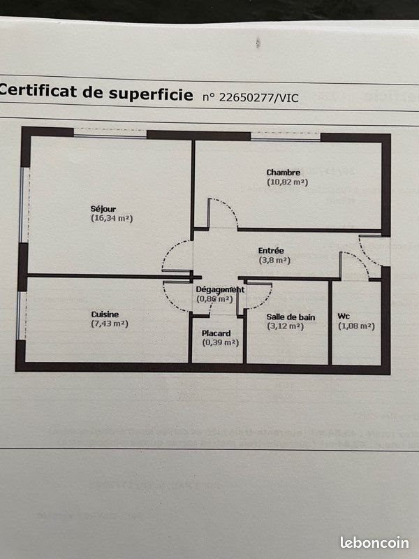 Appartement à vendre, 47m², Lourdes
