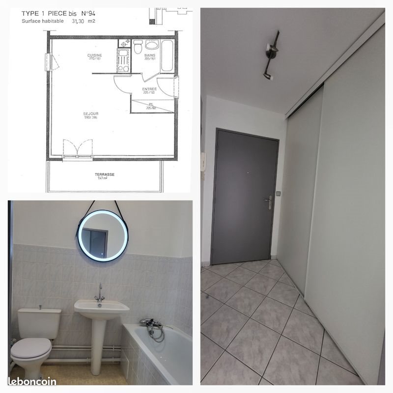 Appartement à louer, 32m², Nancy