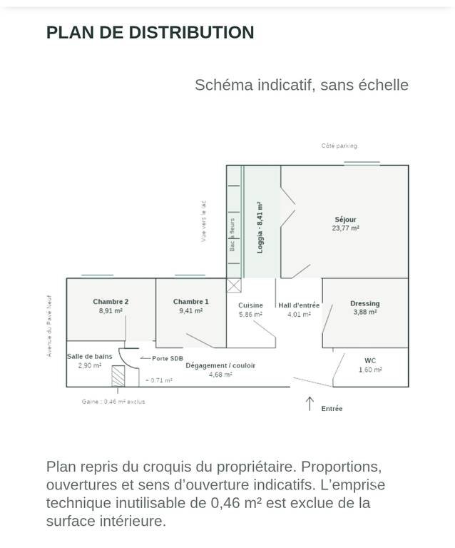 Appartement à vendre, 75m², Noisy-le-Grand