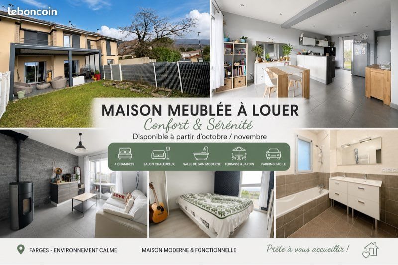 Maison à louer, 100m², Farges