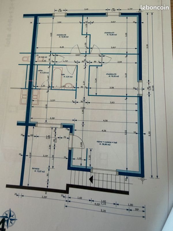Appartement à vendre, 78m², Saint-Priest-en-Jarez