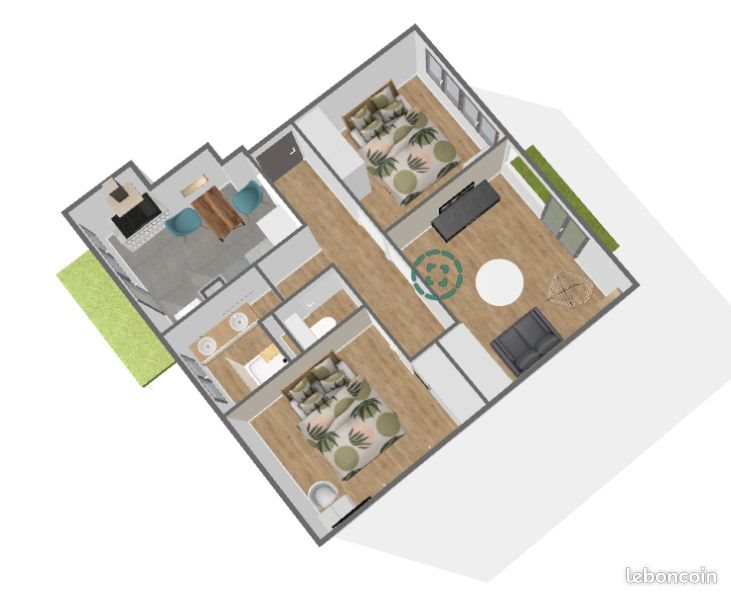 Appartement à louer, 51m², Pau