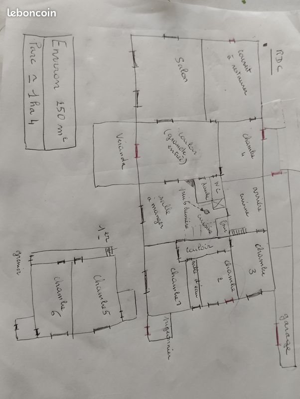 Maison à vendre, 200m², Monségur