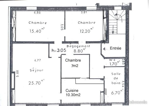 Appartement à vendre, 84m², Rouen