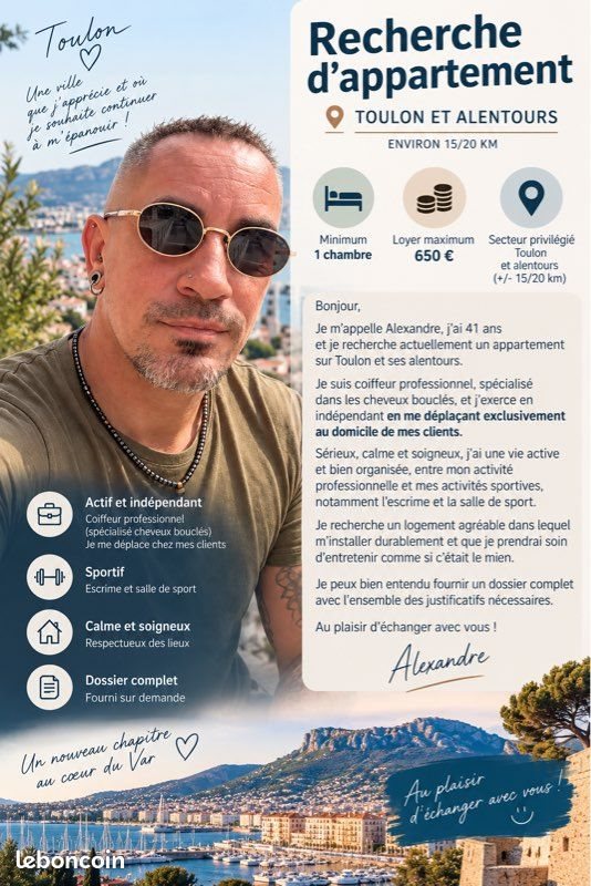 Appartement à louer, 40m², La Garde