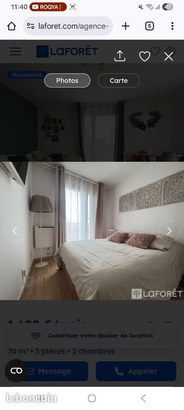 Appartement à louer, 70m², Asnières-sur-Seine