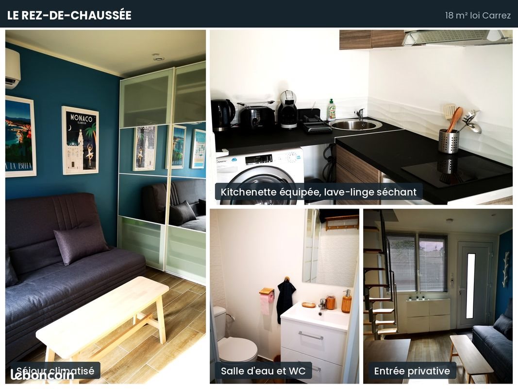 Appartement à louer, 18m², Nice