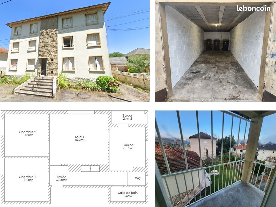 Appartement à louer, 55m², Brive-la-Gaillarde