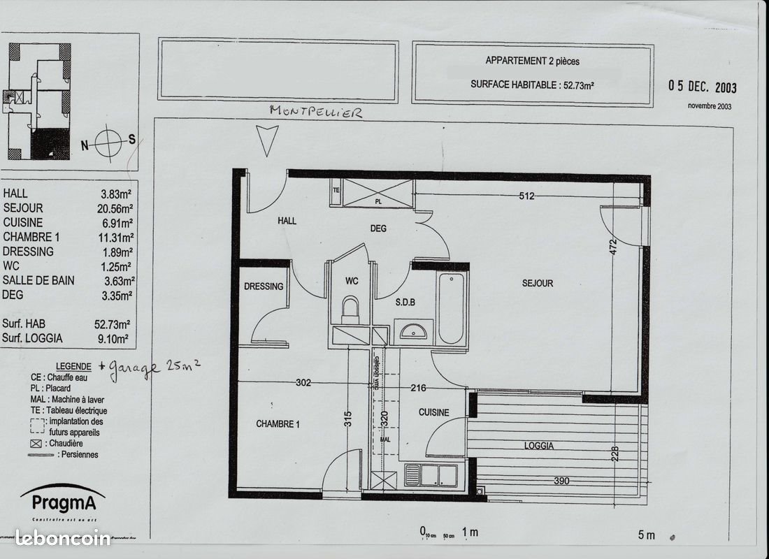 Appartement à louer, 53m², Montpellier