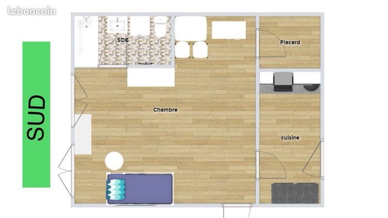 Appartement à louer, 29m², Avignon