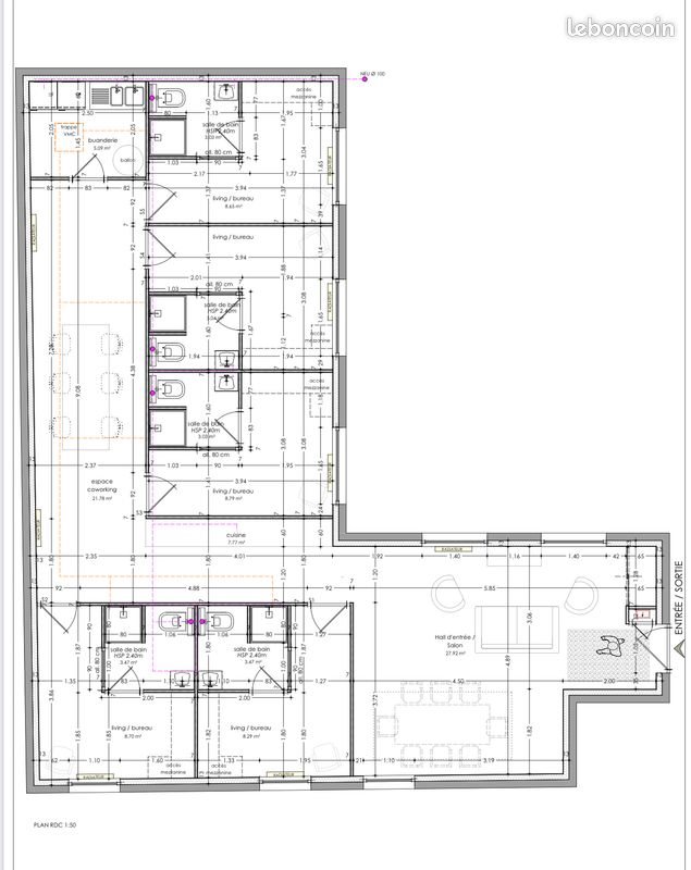 Appartement à vendre, 118m², Saint-Étienne