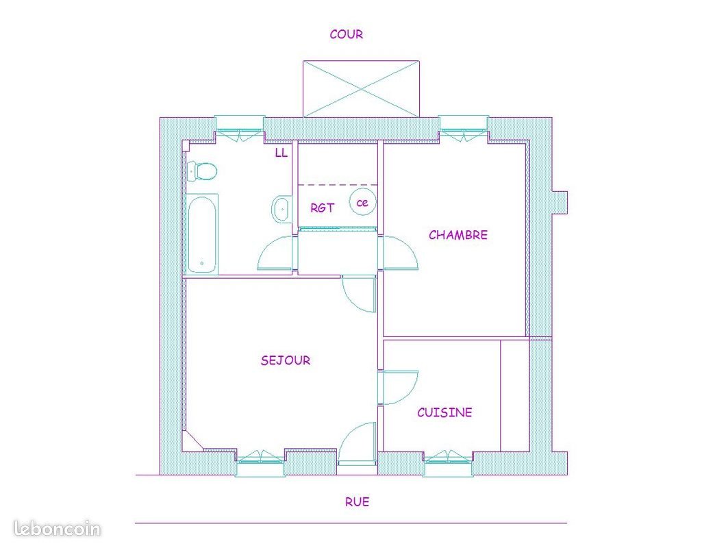 Appartement à louer, 46m², Palaiseau