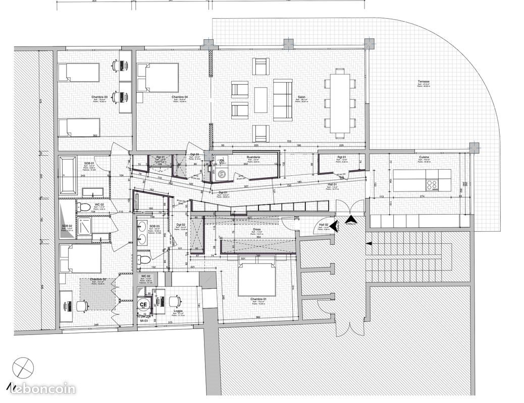Appartement à louer, 180m², Marseille 8ème