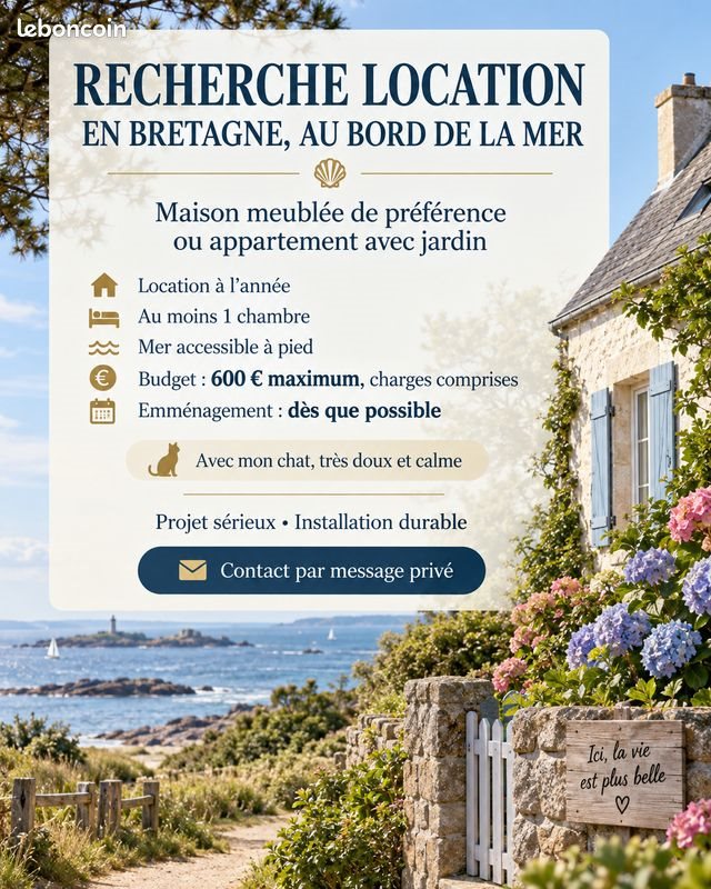 Maison à louer, 60m², Vannes