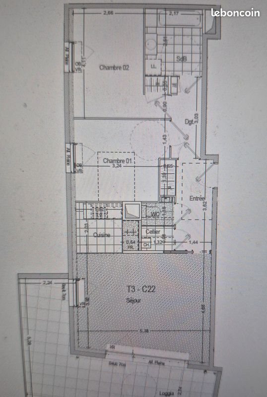 Appartement à vendre, 68m², Rennes